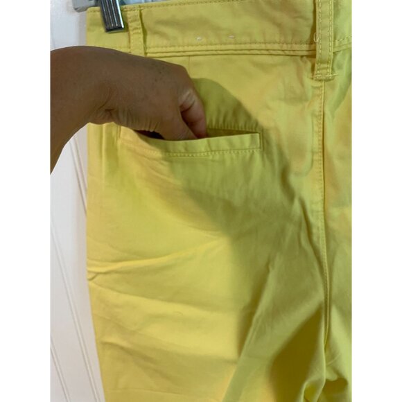 Original Penguin Mens Yellow Flat Front Shorts Sz.30 Cotton Blend - Picture 7 of 13